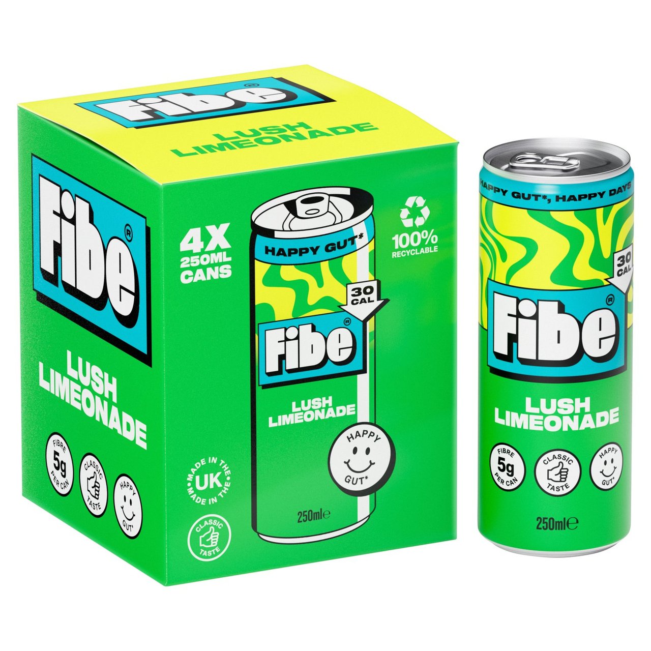 Fibe Lush Limeonade 4 x 250ml