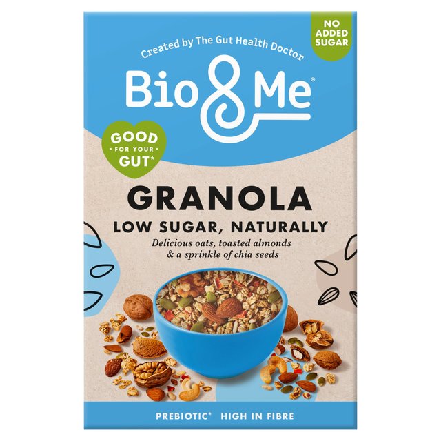 Bio&Me Granola Low Sugar, Naturally Gut-Loving Prebiotic