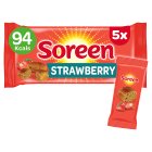 Soreen Strawberry Lunchbox Loaf Bars x5