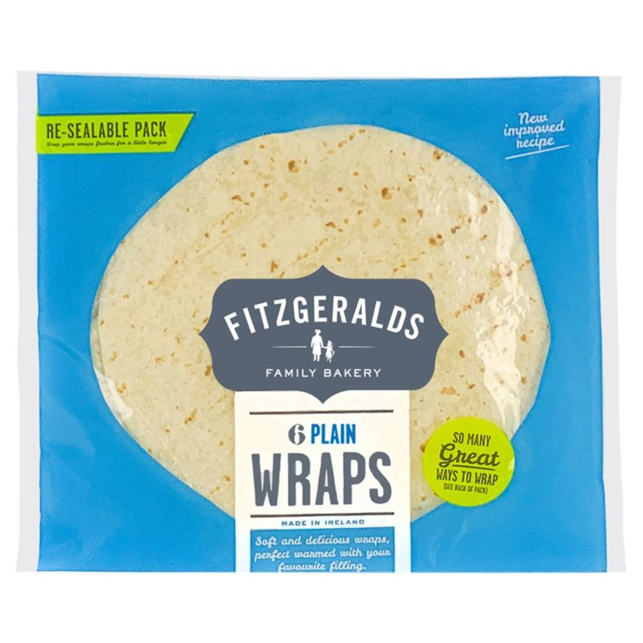 Fitzgeralds Large Plain Wraps