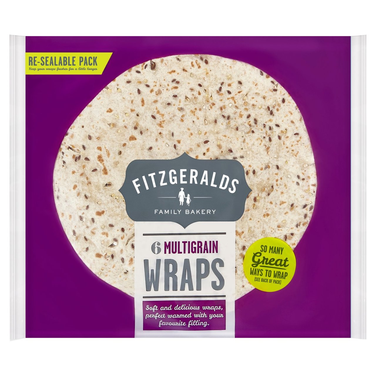 Fitzgeralds Large Multiseed Wraps