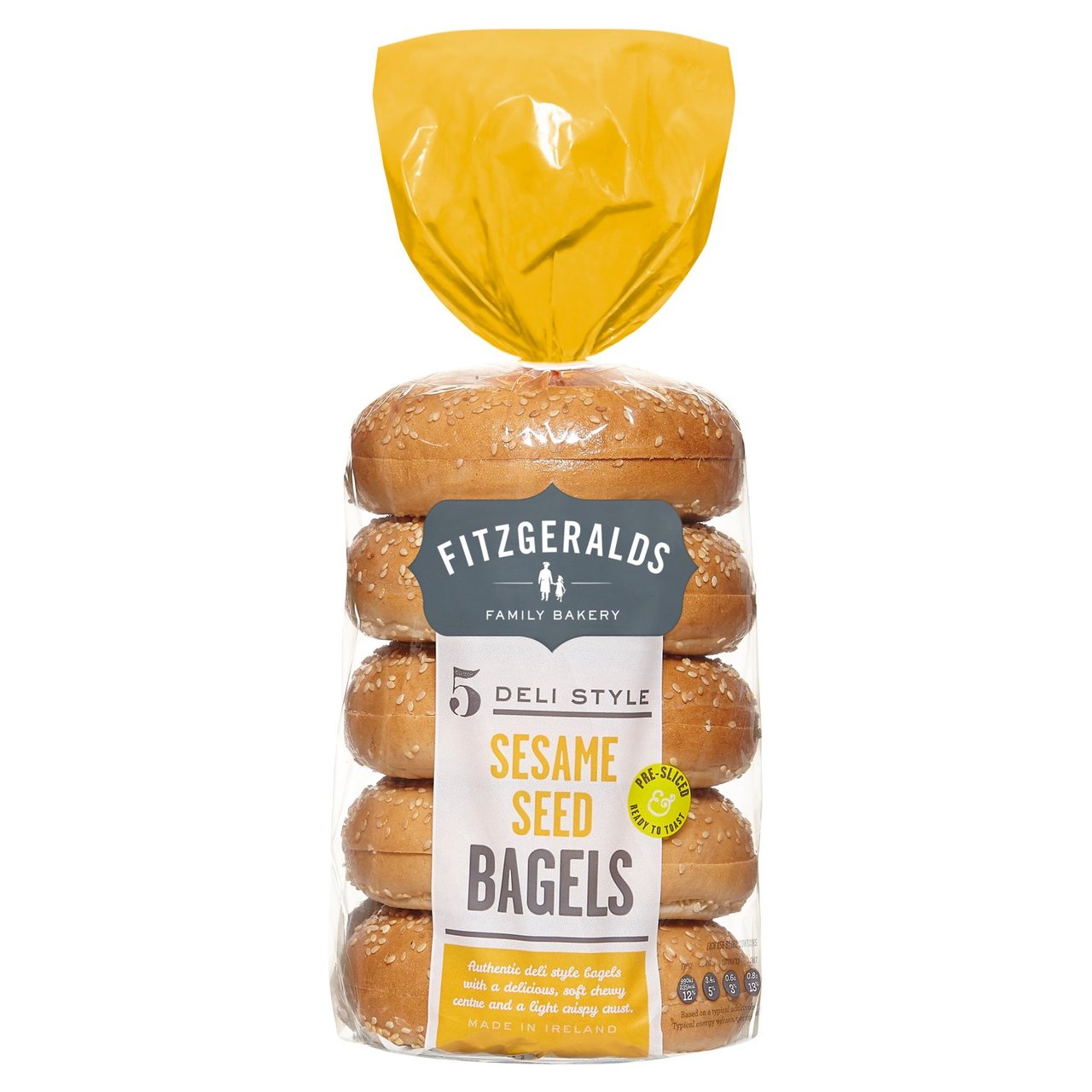 Fitzgeralds Sesame Sliced Bagels