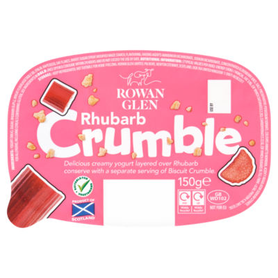 Rowan Glen Rhubarb Crumble 150g