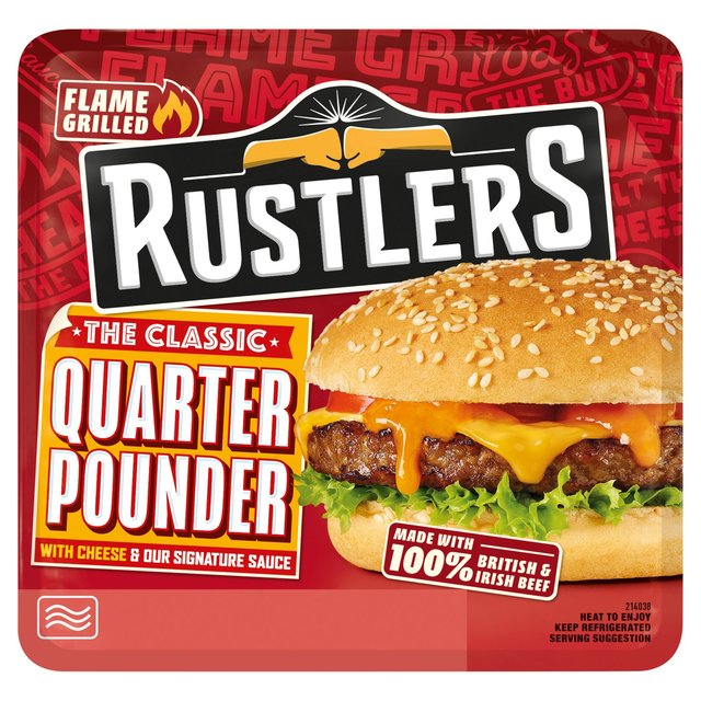 Rustlers Quarter Pounder 190g