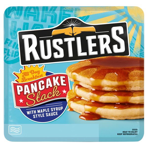 Rustlers All Day Breakfast Pancake Stack 129g