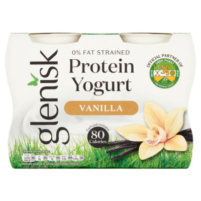 Glenisk 0% Fat Strained Protein Yogurt Vanilla