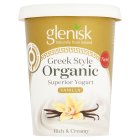 Glenisk Greek Style Organic Superior Vanilla Yogurt 450g