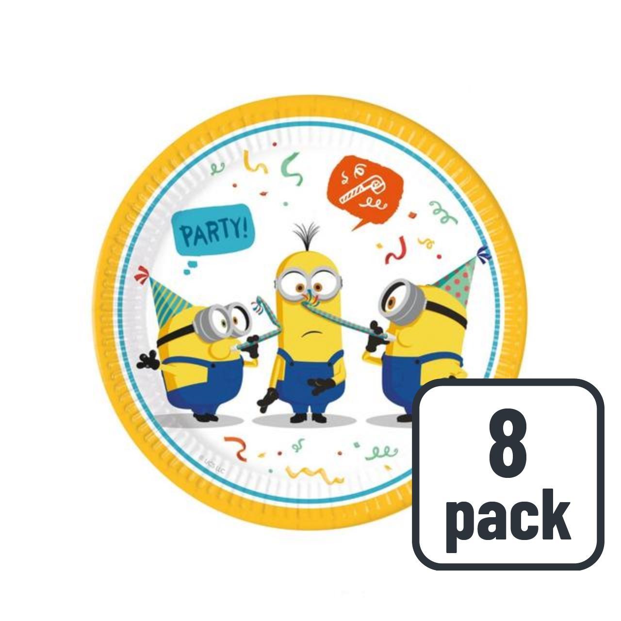 Minions 23cm Paper Party Plates