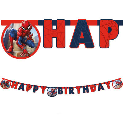 Marvel Spider-Man Happy Birthday Banner