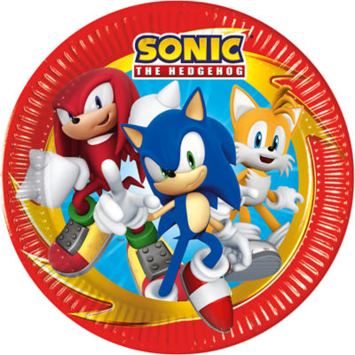 Sonic The Hedgehog Paper Plates