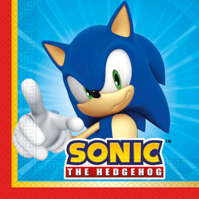 Sonic The Hedgehog Paper Napkins