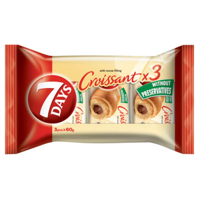 7 Days Croissant with Cocoa Filling