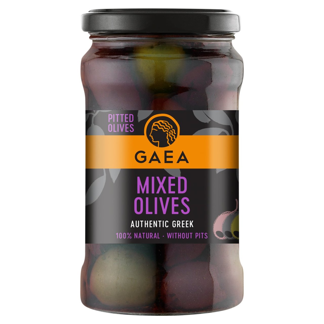 Gaea Pitted Mixed Olives  290g