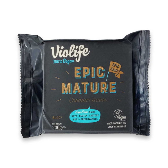 Violife Epic Mature Cheddar Flavour Block 200g