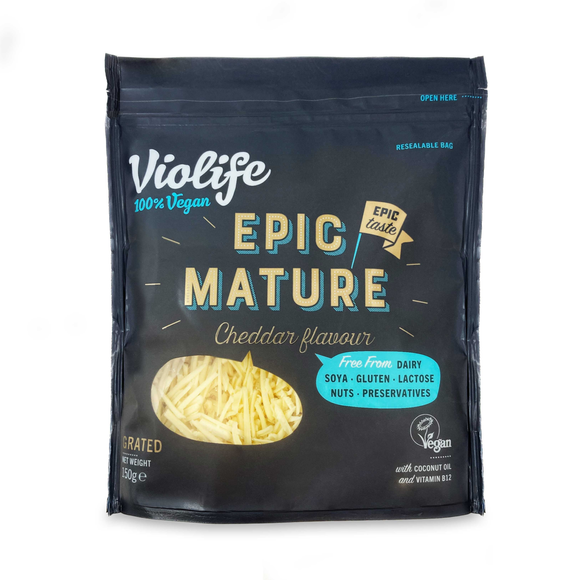 Violife Epic Mature Grated Cheddar Flavour 150g