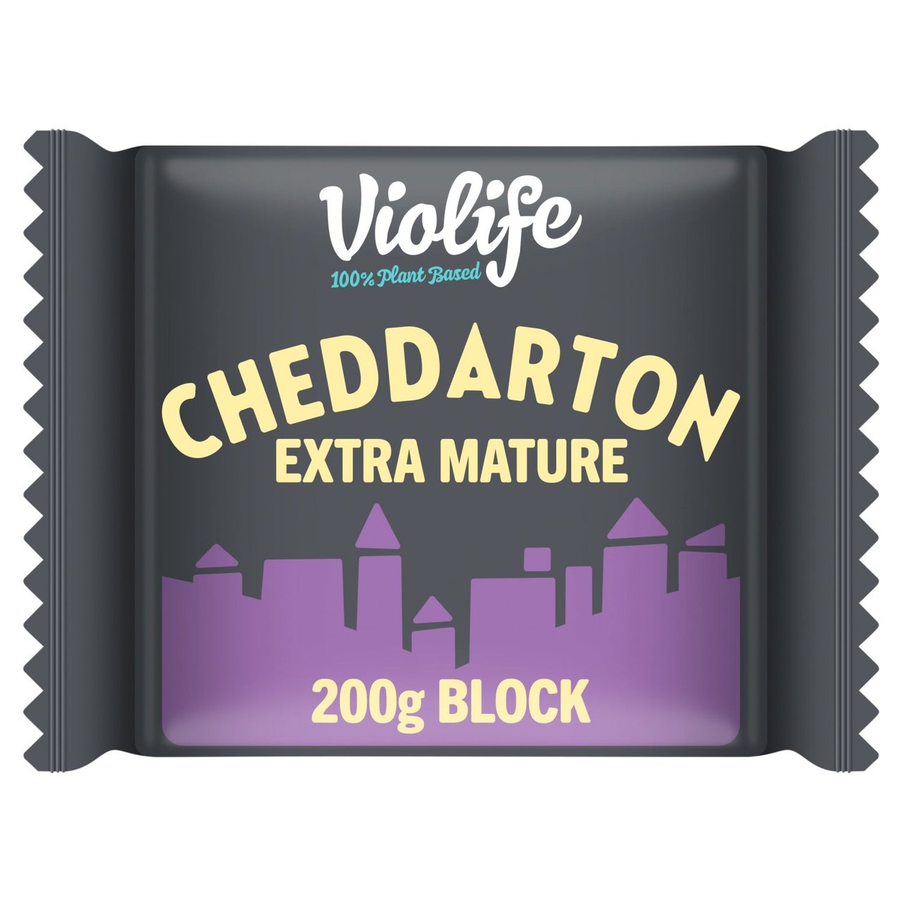 Violife Cheddarton Extra Mature Block Cheddar Cheese Alternative