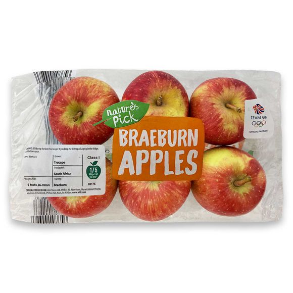 Nature's Pick Braeburn Apples 6 Pack