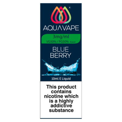 Aqua Vape Blueberry E-Liquid 3mg