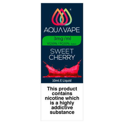 Aqua Vape Sweet Cherry E-Liquid 3mg