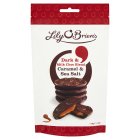 Lily O'Brien's Dark & Milk Choc Blend Caramel Sea Salt Bag 110g