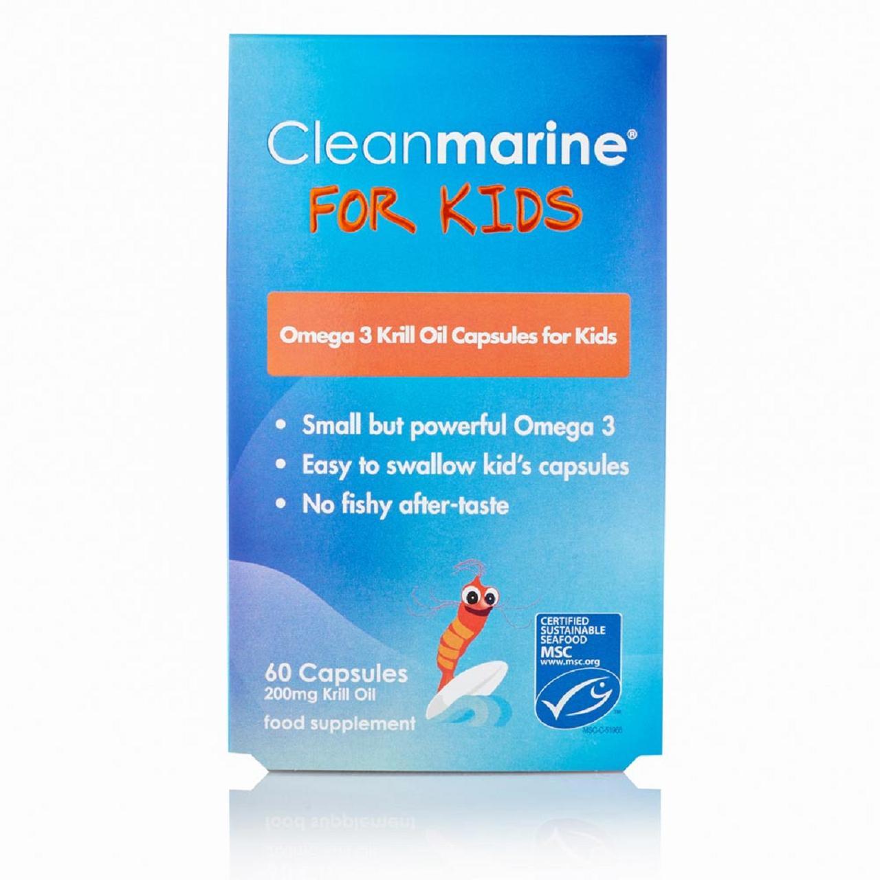 Cleanmarine For Kids Omega 3 MSC Krill Oil 60 per pack