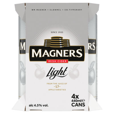 Magners Irish Light Cider 4x440ml