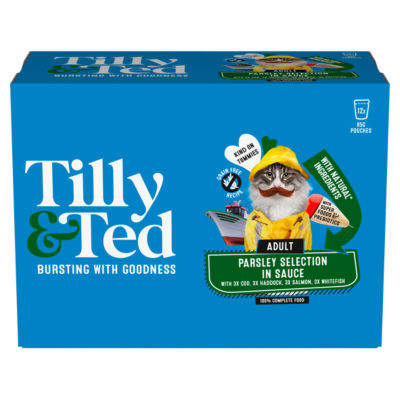 Tilly & Ted Adult Parsley Selection in Sauce 12 x 85g = 1.02kg