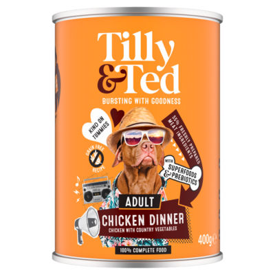 Tilly & Ted Adult Chicken Dinner Chicken with Vegetables 400g