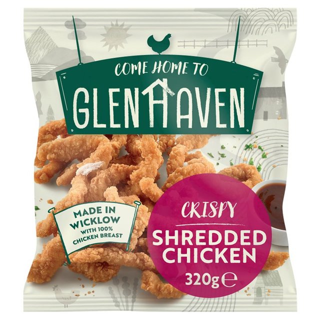 Glenhaven Shredded Plain Chicken 320g