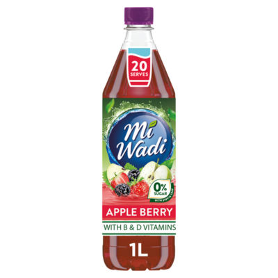 Mi Wadi 0% Sugar Apple & Berry Squash