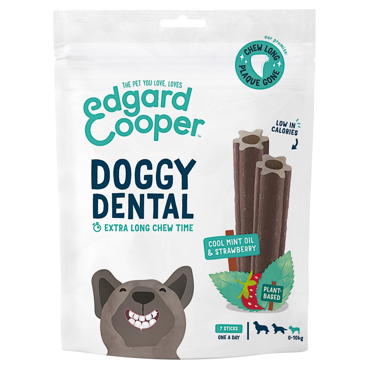 Edgard & Cooper Strawberry & Mint Small Dog Dental Sticks