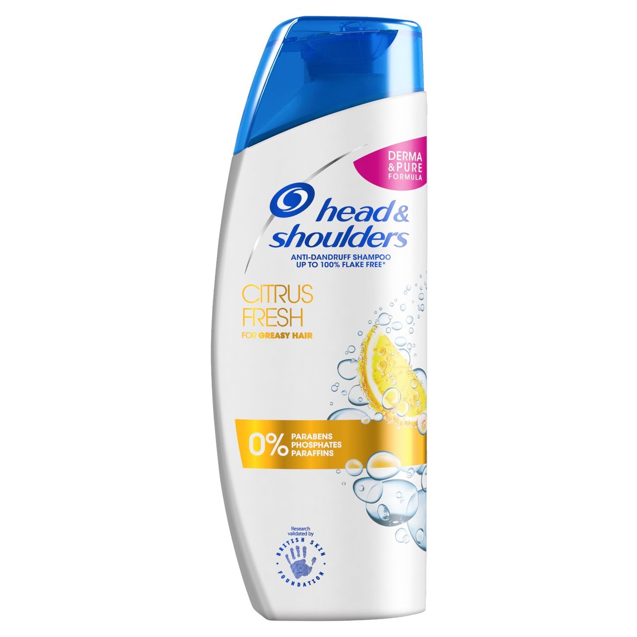 Head & Shoulders Citrus Fresh Anti Dandruff Shampoo for greasy hair 250ml. For Daily Use