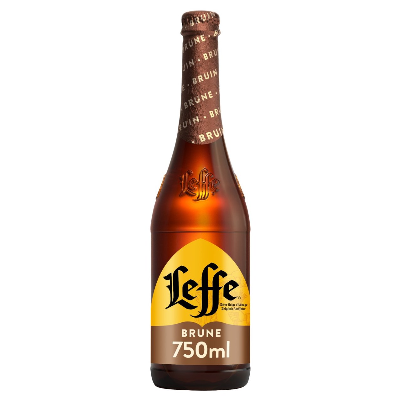 Leffe Brune Abbey Beer Bottle