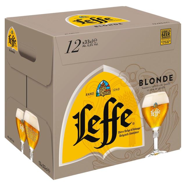 Leffe Blonde Ale Bottles 12 x 330ml