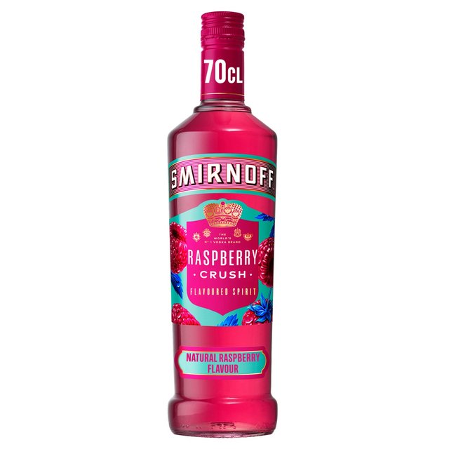 Smirnoff Raspberry Crush Flavoured Vodka 37.5% vol 70cl