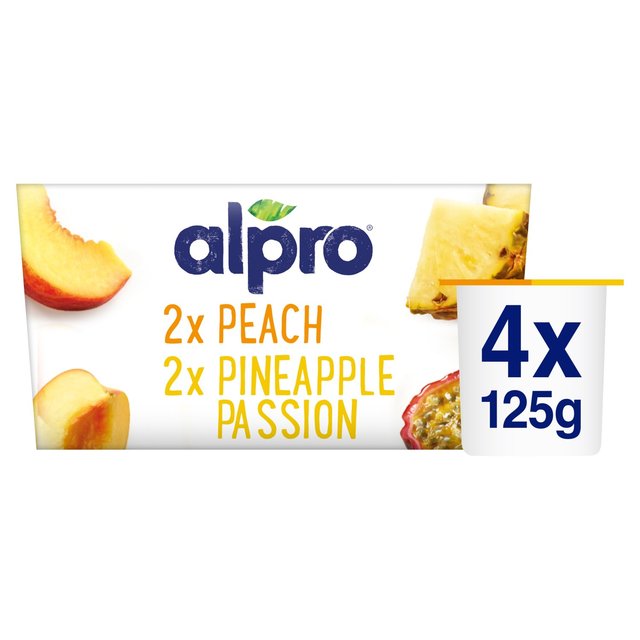 Alpro Peach & Pineapple-Passion fruit Yoghurt Alternative