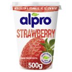 Alpro Strawberry Soya Plant Based Yoghurt Alternative 500g