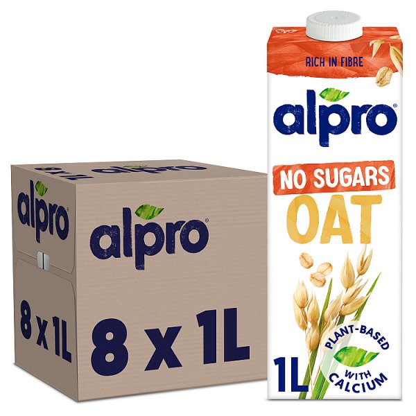 Alpro Oat No Sugars Long Life Drink 1L