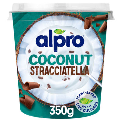 Alpro Coconut Stracciatella Plant Based Yoghurt Alternative 350g