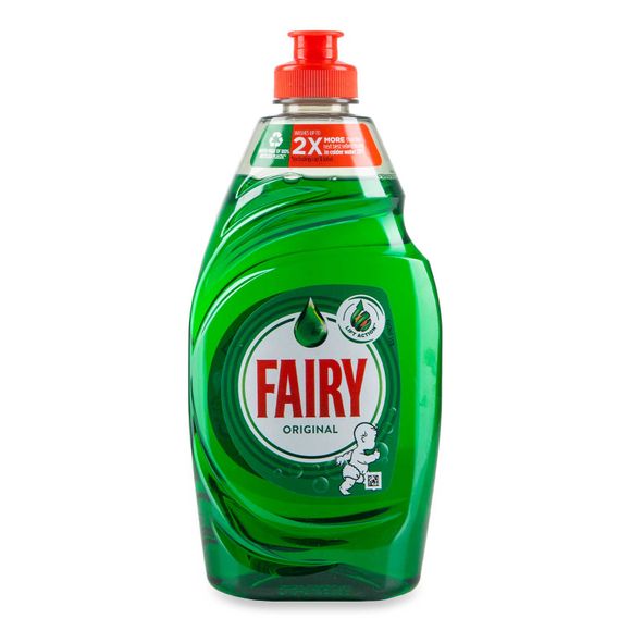 Fairy Original Washing Up Liquid Green With Liftaction 433.0