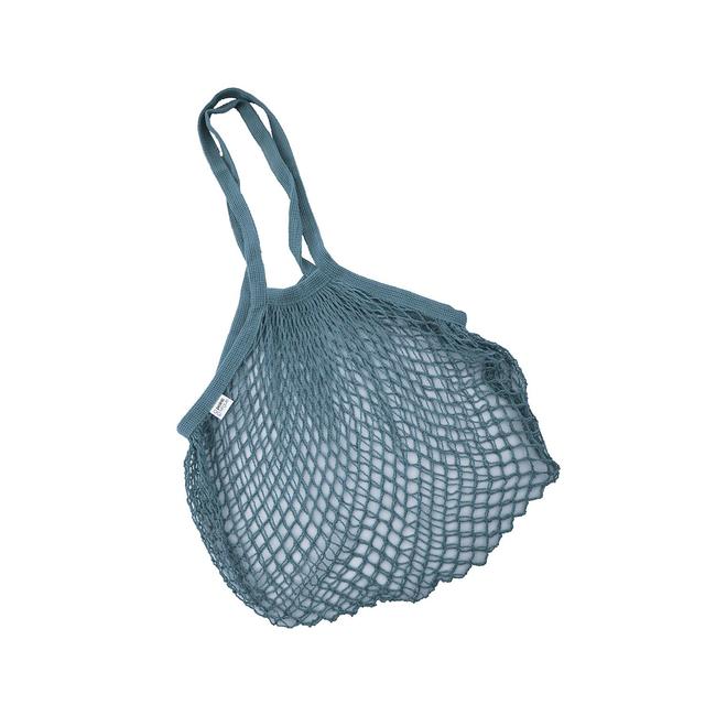 Point-Virgule Parisian Netbag With Long Handles Light Blue 