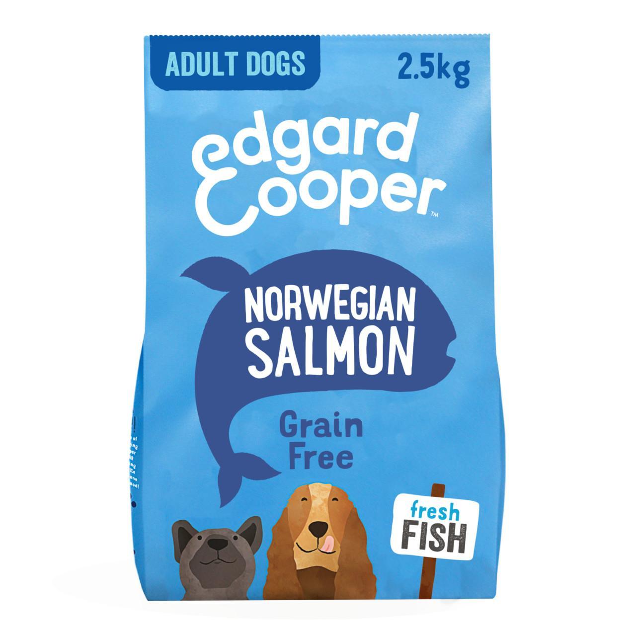 Edgard & Cooper Adult Grain Free Dry Dog Food with Fresh Norwegian Salmon