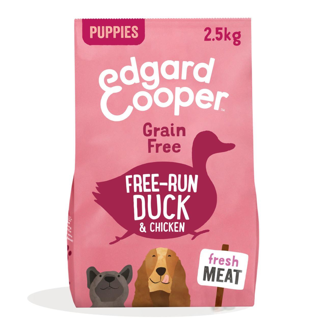 Edgard & Cooper Puppy Grain Free Dry Dog Food Fresh Free-Run Duck & Chicken