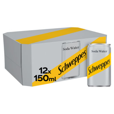 Schweppes Soda Water 12x150ml