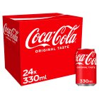 Coca-Cola Original Taste Cans 24 x 330ml