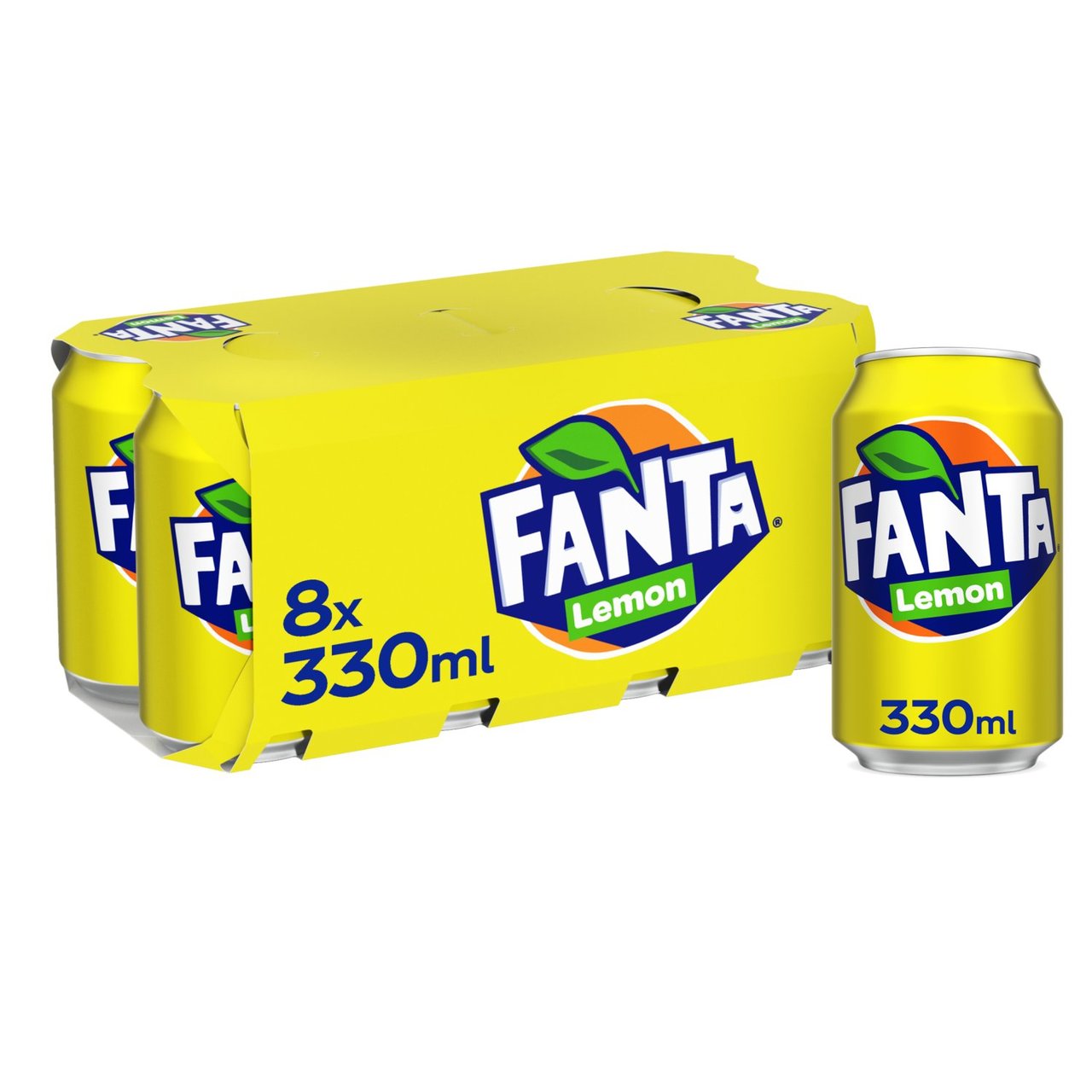 Fanta Lemon Cans 8 x 330ml