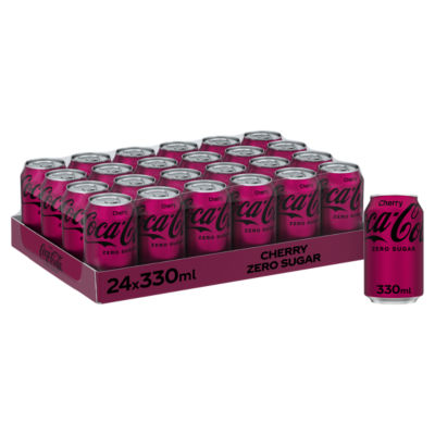 Coca-Cola Zero Sugar Cherry 24 x 330ml