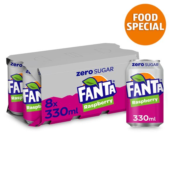 Fanta Raspberry Zero 8 X 330ml