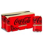 Coca-Cola Zero Sugar Zero Caffeine 8x330ml