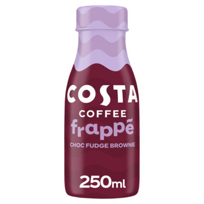 Costa Coffee Frappe Choc Fudge Brownie Iced Coffee 250ml